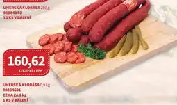 Kubík potraviny Uherská klobása nabídka