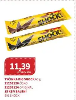 Kubík potraviny Tyčinka Big Shock nabídka