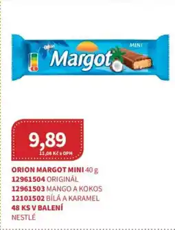 Kubík potraviny Orion Margot mini nabídka