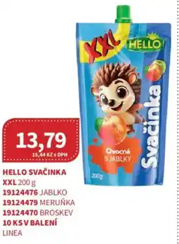 Kubík potraviny Hello svačinka XXL nabídka