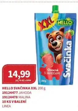 Kubík potraviny Hello svačinka XXL nabídka