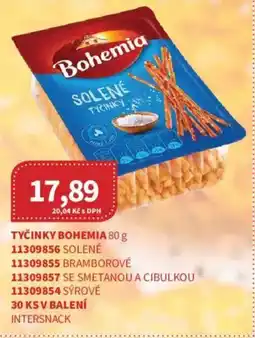 Kubík potraviny Tyčinky Bohemia nabídka