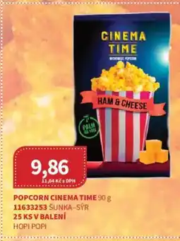 Kubík potraviny Popcorn Cinema time nabídka