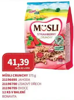 Kubík potraviny BONAVITA Müsli crunchy nabídka