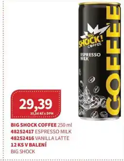 Kubík potraviny Big Shock coffee nabídka