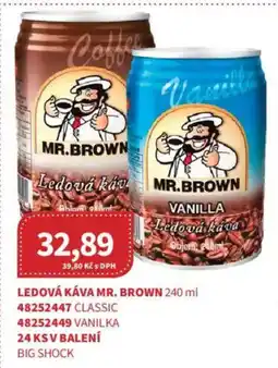 Kubík potraviny MR.BROWN Ledová káva nabídka
