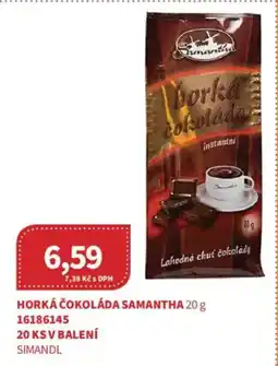 Kubík potraviny Horká čokoláda Samantha nabídka