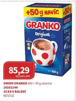 Kubík potraviny Orion Granko nabídka