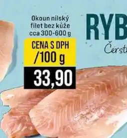 Jip Okoun nilský filet bez kůže cca 300-600 g 100g nabídka