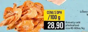 Jip Krevety celé předvařené cca 40-60ks nabídka