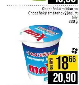 Jip Choceňská mlékárna Choceňský smetanový jogurt bilý nabídka