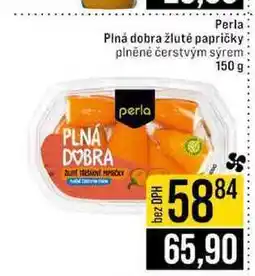 Jip Perla Plná dobra žluté papričky plněné čerstvým sýrem nabídka