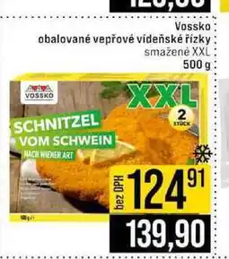 Jip Vossko obalované vepřové vídeňské řízky smažené XXL nabídka