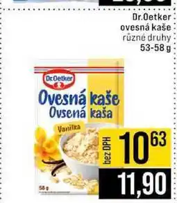 Jip Dr.Oetker ovesná kaše různé druhy nabídka