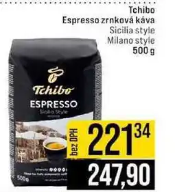Jip Tchibo Espresso zrnková káva Sicilia style Milano style nabídka