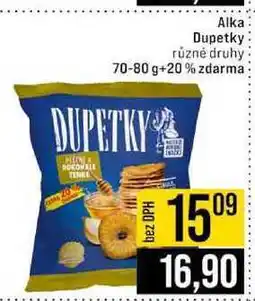 Jip Alka Dupetky různé druhy 70-80 g+20% zdarma nabídka