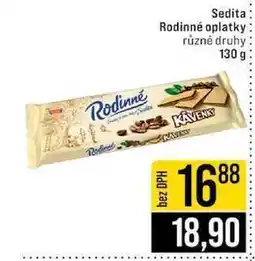 Jip Sedita Rodinné oplatky různé druhy nabídka