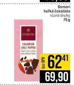 Jip Domori hořká čokoláda různé druhy nabídka