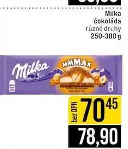 Jip Milka čokoláda různé druhy nabídka
