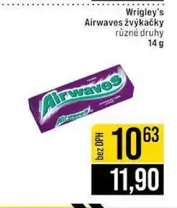 Jip Wrigley's Airwaves žvýkačky různé druhy nabídka