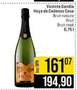 Jip Vicente Gandia Hoya de Cadenas Cava Brut nature Brut Brut rosé nabídka