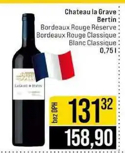 Jip Chateau la Grave Bertin Bordeaux Rouge Réserve Bordeaux Rouge Classique Blanc Classique nabídka