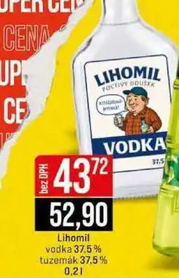 Jip Lihomil vodka 37.5% tuzemák 37,5% nabídka