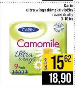 Jip Carin ultra wings dámské vložky různé druhy 9-10 ks nabídka