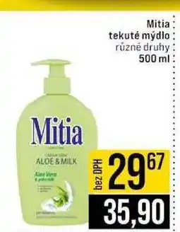Jip Mitia tekuté mýdlo různé druhy nabídka