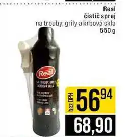 Jip Real čistič sprej na trouby, grily a krbová skla nabídka