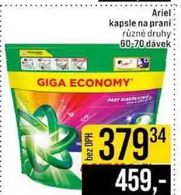 Jip Ariel kapsle na prani různé druhy 60-70 dávek nabídka