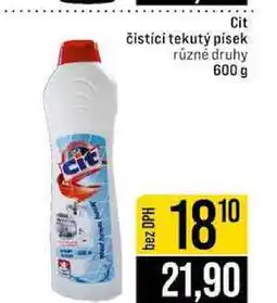 Jip Cit čistící tekutý písek různé druhy nabídka