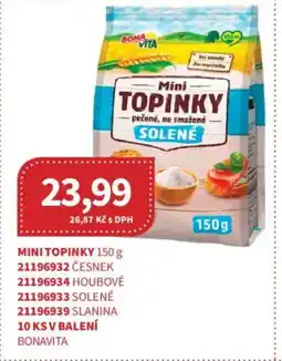 Kubík potraviny BONAVITA Mini topinky nabídka