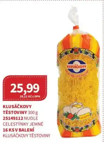 Kubík potraviny Klusáčkovy těstoviny nabídka