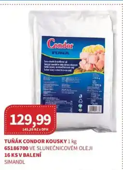 Kubík potraviny Tuňák Condor kousky nabídka