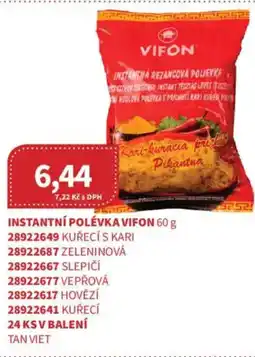 Kubík potraviny Instantní polévka Vifon nabídka