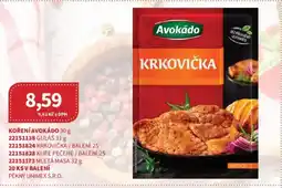 Kubík potraviny Koření Avokádo nabídka