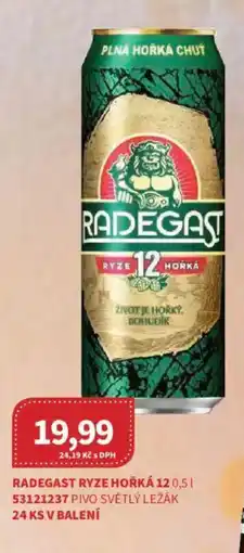 Kubík potraviny Radegast Ryze hořká 12 nabídka
