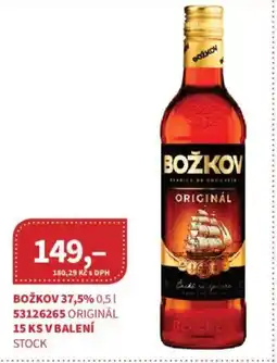 Kubík potraviny Božkov 37,5% nabídka