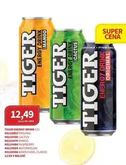Kubík potraviny Tiger energy drink nabídka