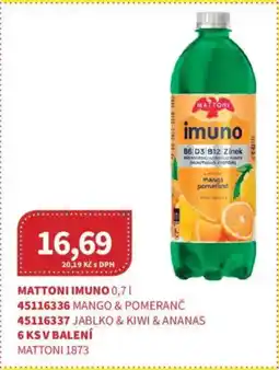 Kubík potraviny Mattoni imuno nabídka