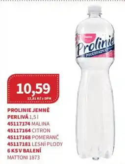 Kubík potraviny Prolinie jemně perlivá nabídka