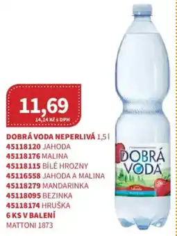 Kubík potraviny Dobrá voda neperlivá nabídka