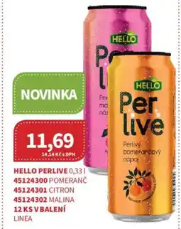 Kubík potraviny Hello perlive nabídka