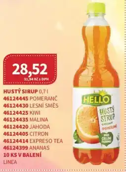 Kubík potraviny Hustý sirup nabídka