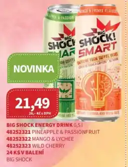 Kubík potraviny Big Shock energy drink nabídka