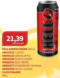 Kubík potraviny Hell energy drink nabídka