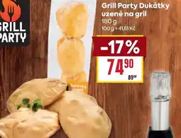 Billa Grill Party Dukátky uzené na gril nabídka
