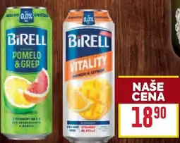 Billa Birell ochucený, Vitality nabídka
