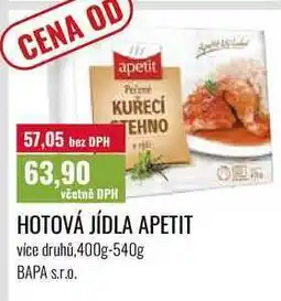 Ratio HOTOVÁ JÍDLA APETIT 400g-540g nabídka